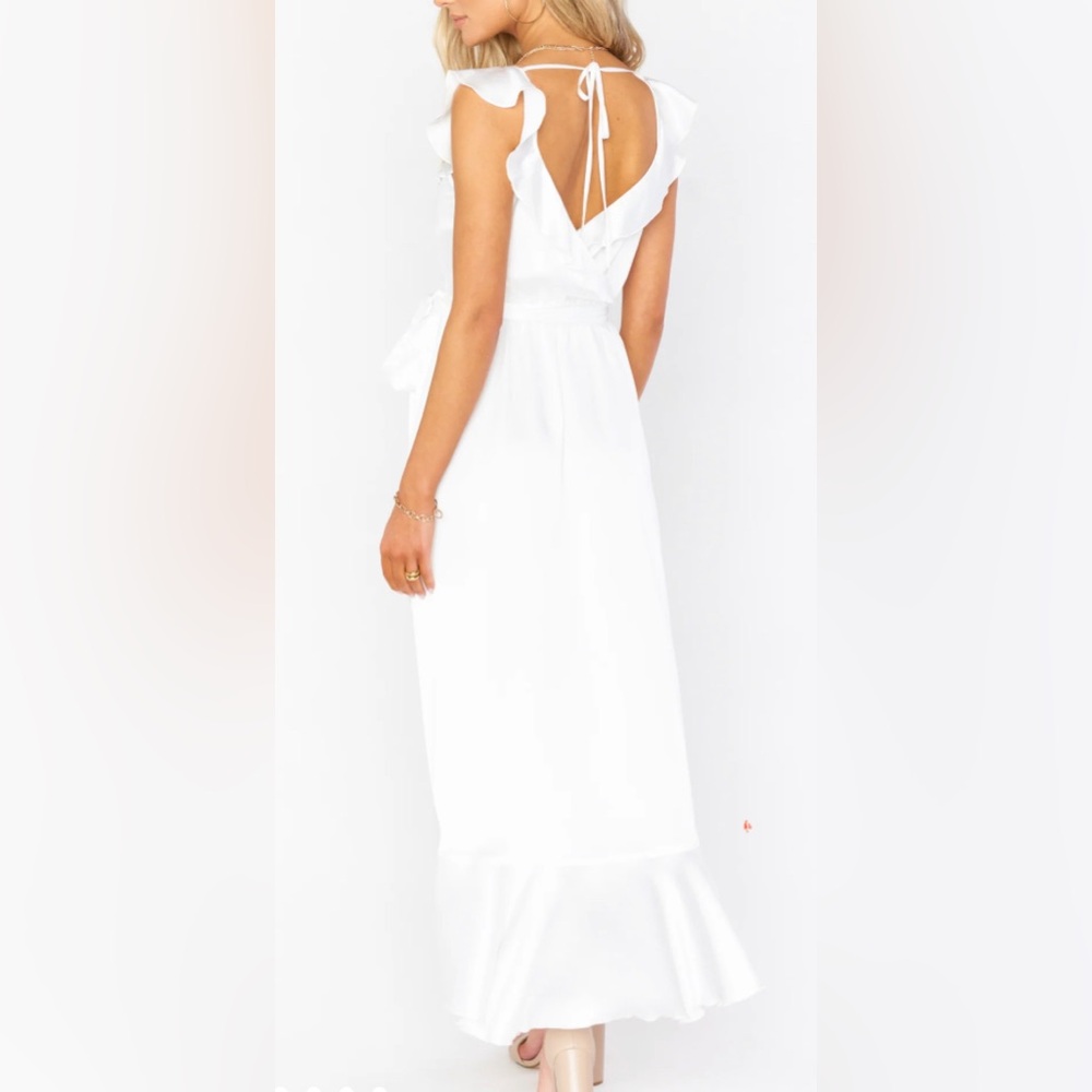Long white dress